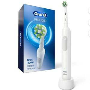 NIB Oral-B Pro 1000 Rechargeable Toothbrush, White ( 4 available )